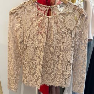 Milly Cream Lace Top